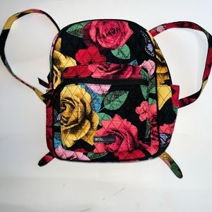 NWT. VERA BRADLEY. Leighton, Havana ROSE, TECH, backpack. RFID.